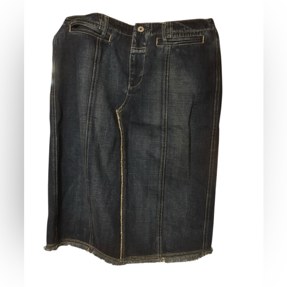 Denim Midi Skirt